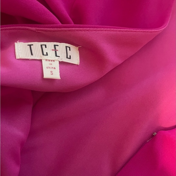 Hot Pink Ruffled Dress - Picture 3 of 3